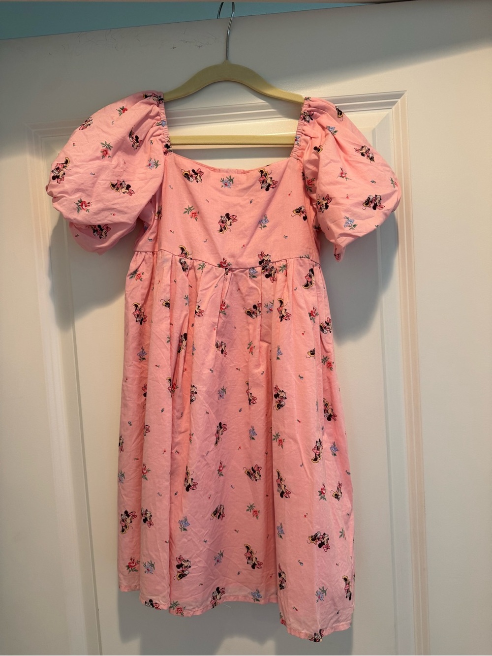 Janie and Jack x Disney Pink Puff-Sleeve Floral Sundress